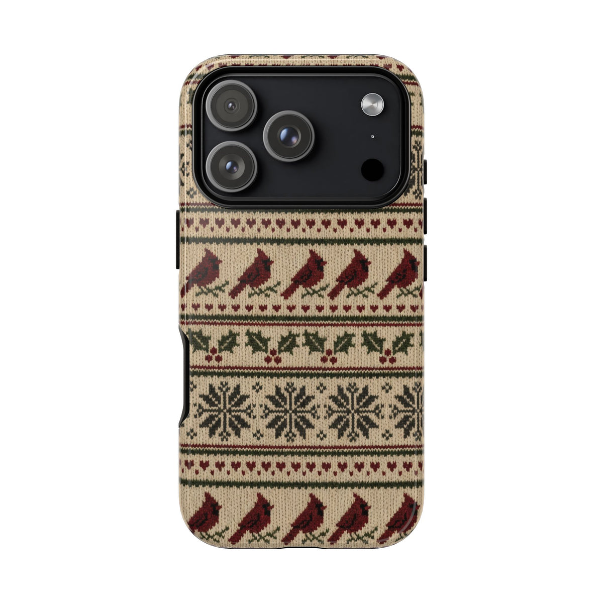 Fair Isle Cardinals Tough Case