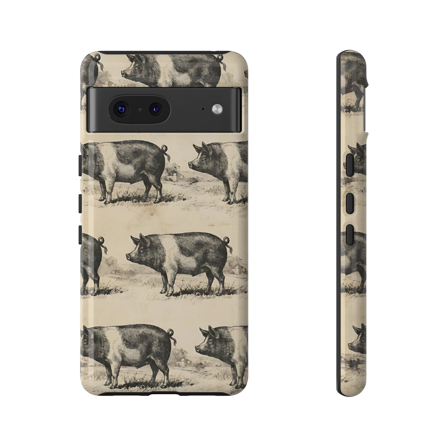 Vintage Pigs Tough Case