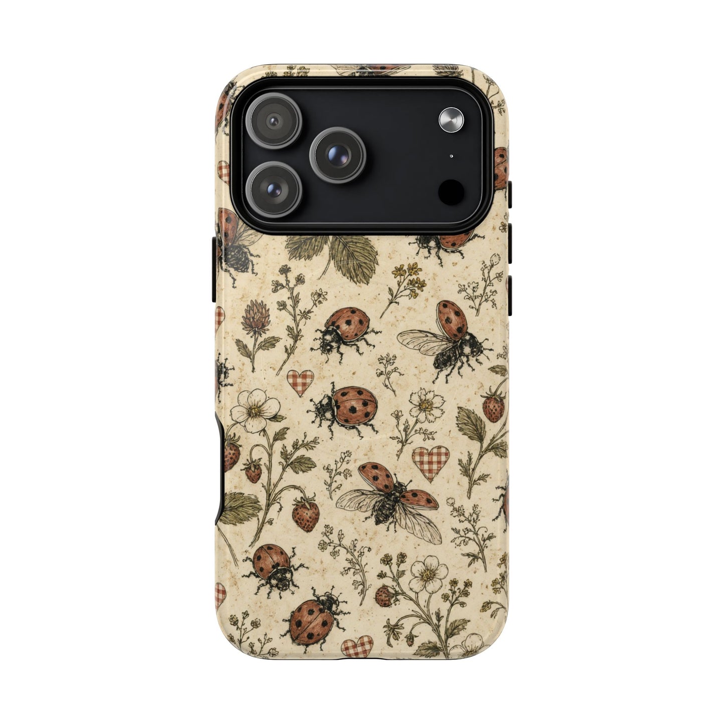 Cottage Ladybug Magnetic Case