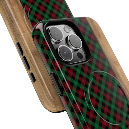 Red Green Plaid Magnetic Case