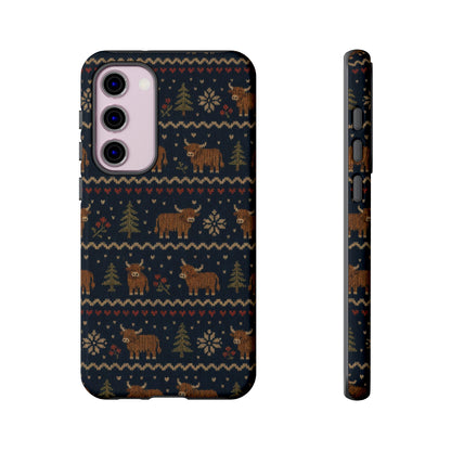 Highland Cow Sweater Tough Case