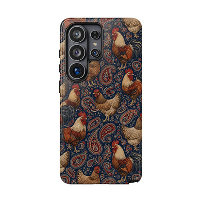 Patriotic Paisley Chickens Tough Case