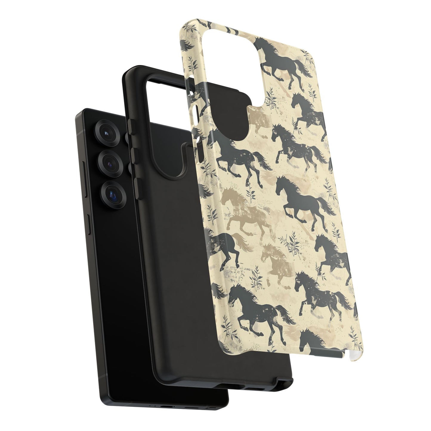 Taupe Horses Phone Case