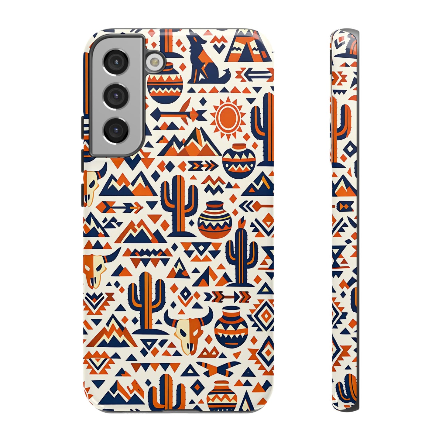 Southwest Tribal Orange Tough Case