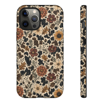 Autumn Cowhide Bloom Tough Case