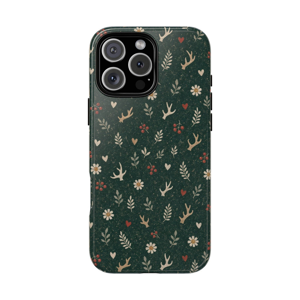 Antler Daisies Evergreen Tough Case