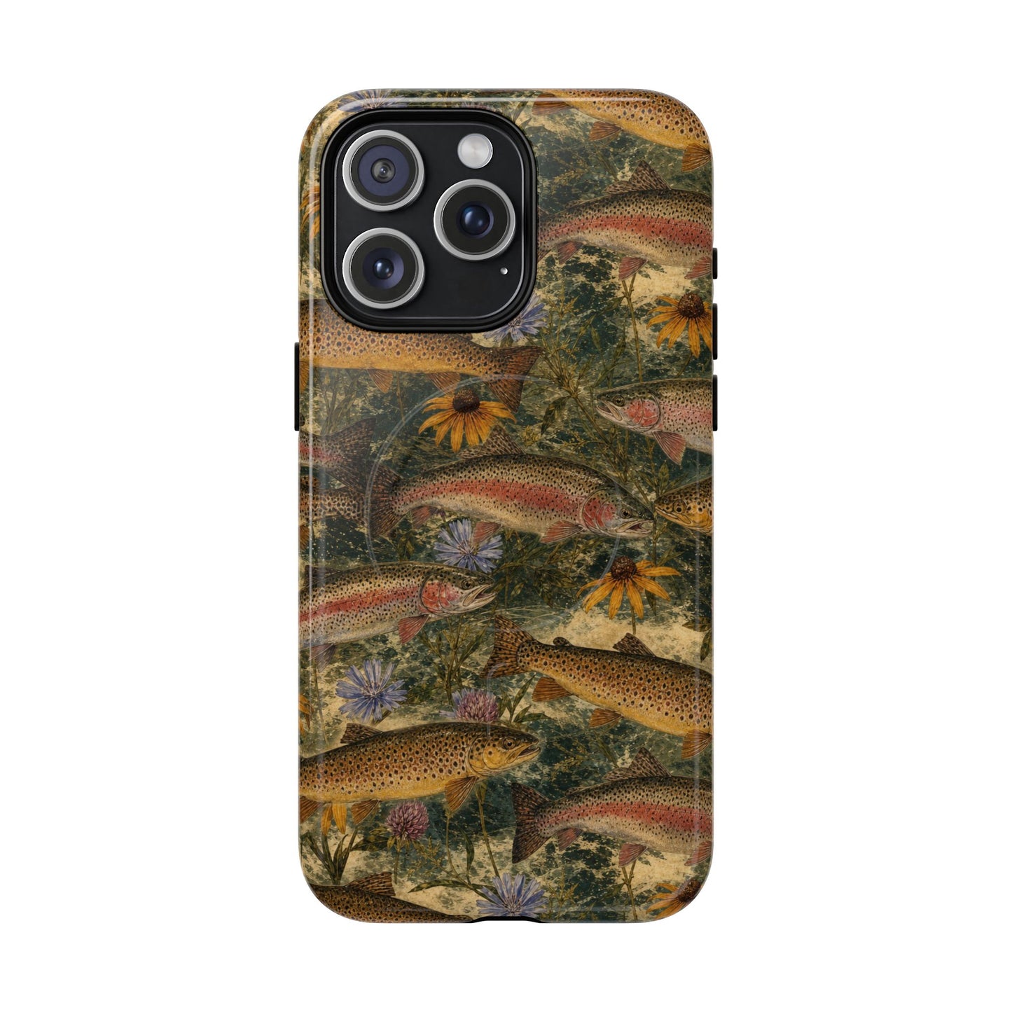 Floral Trout Magnetic Case