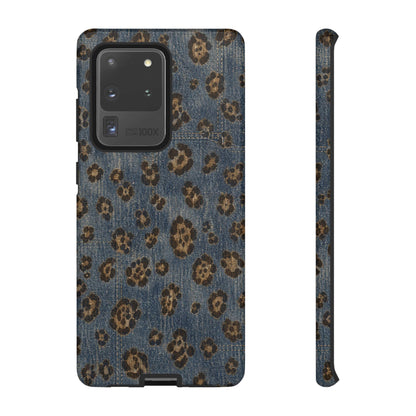 Denim Leopard Tough Case