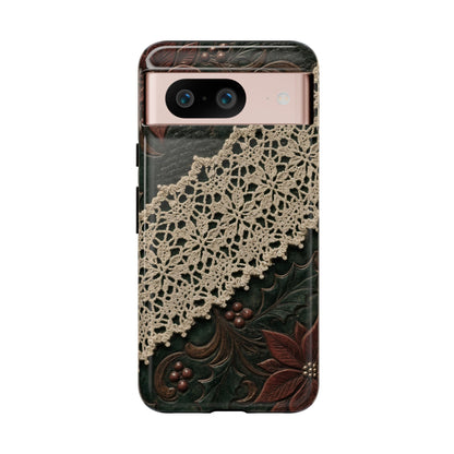 Poinsettia Lace Tough Case