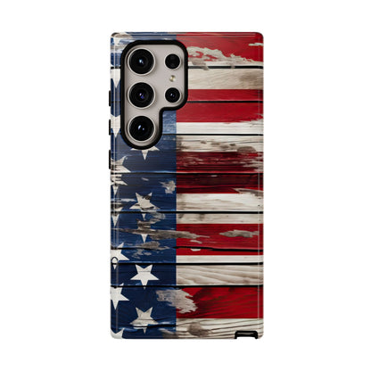 Wood Stars Stripes Tough Case