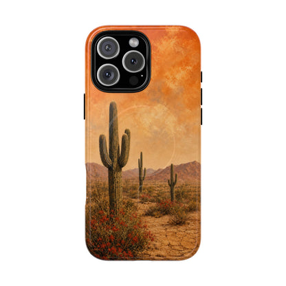 Sunset Cacti Magnetic Case