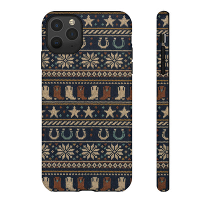 Fair Isle Boots Tough Case