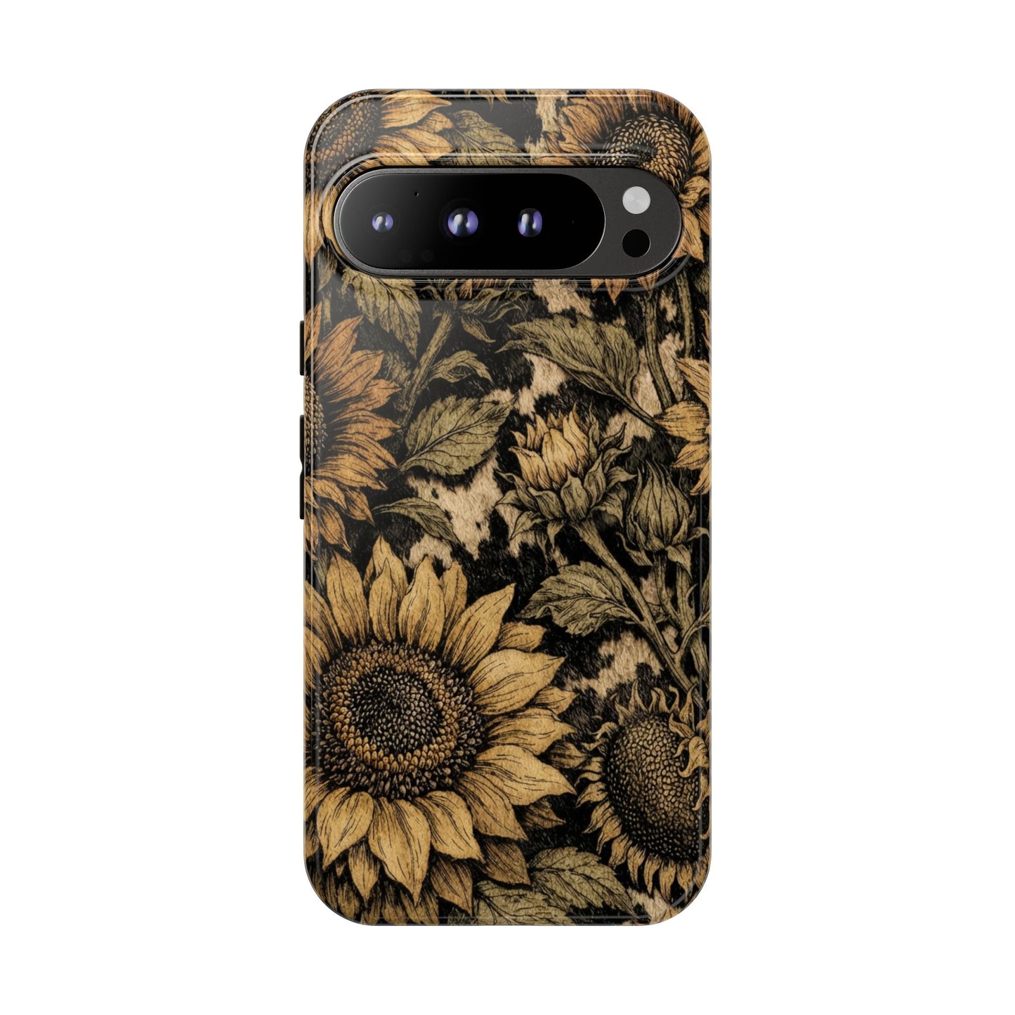 Cowhide Sunflowers Tough Case