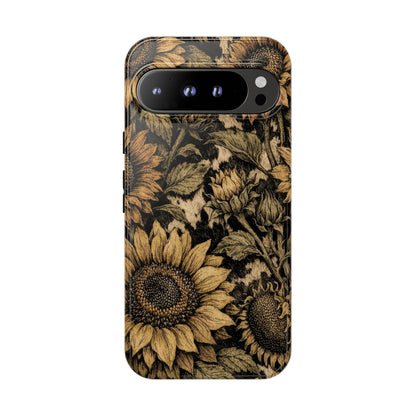 Cowhide Sunflowers Tough Case