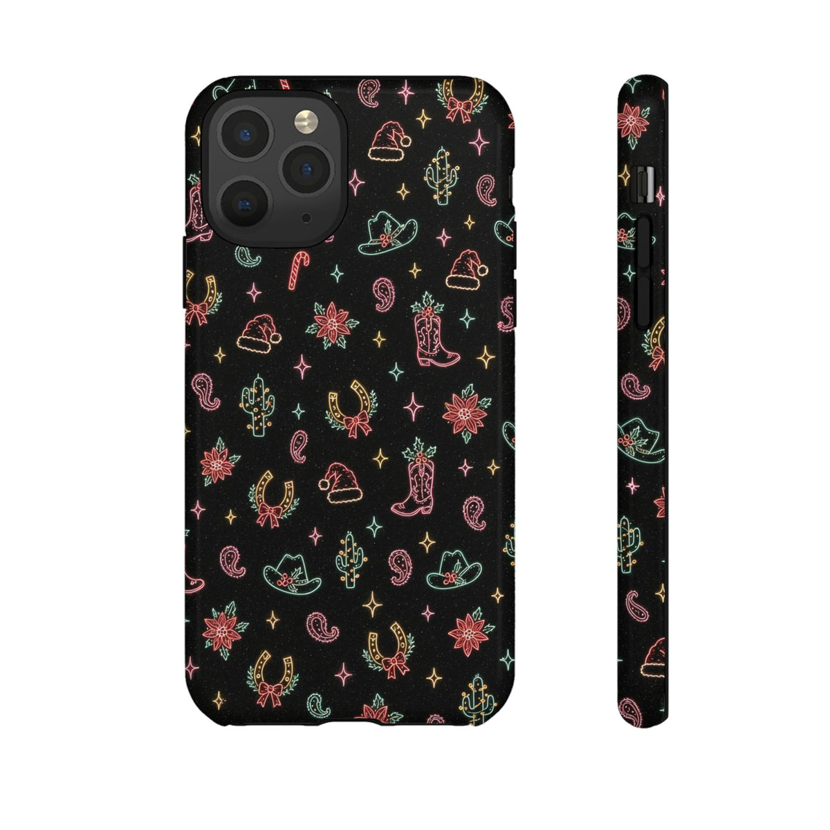Neon Holiday Doodles Tough Case