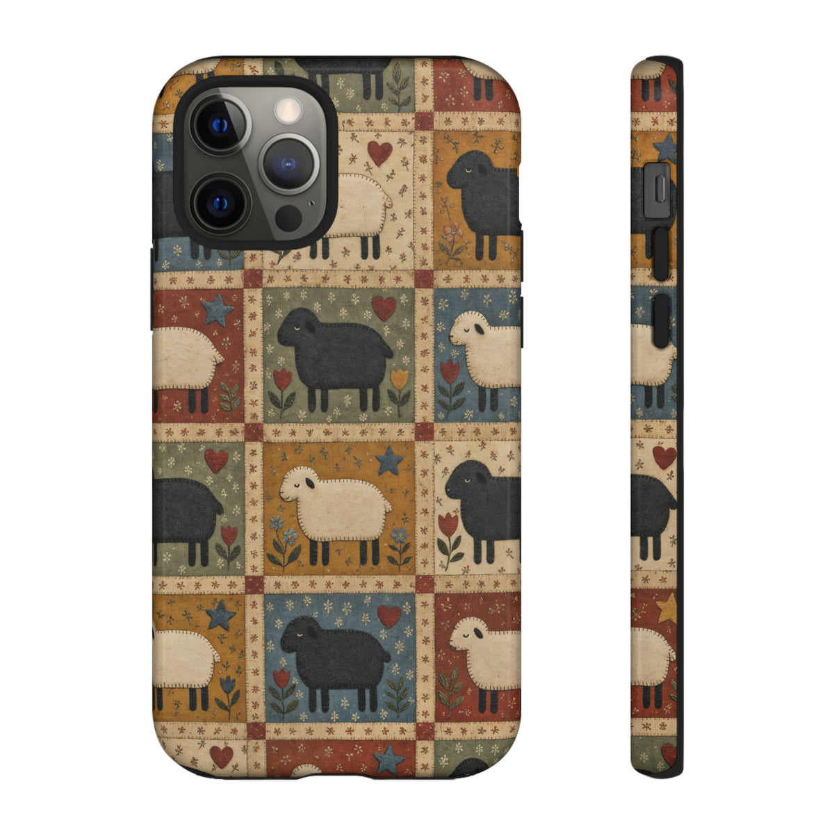 Sheep Quilt Tough Case