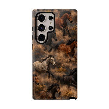 Running Horses Tough Case
