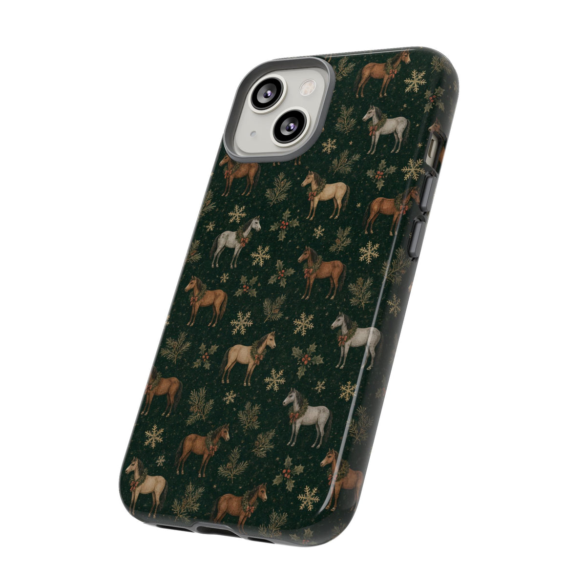 Evergreen Horses Tough Case