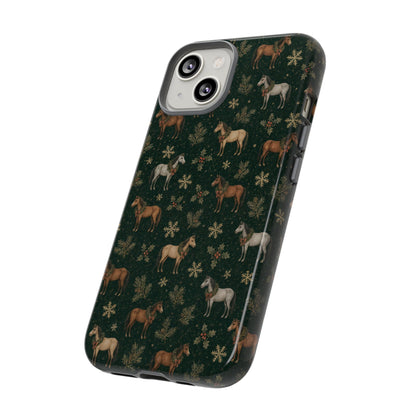 Evergreen Horses Tough Case