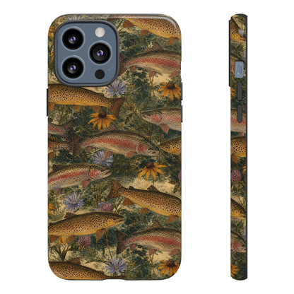 Floral Trout Tough Case