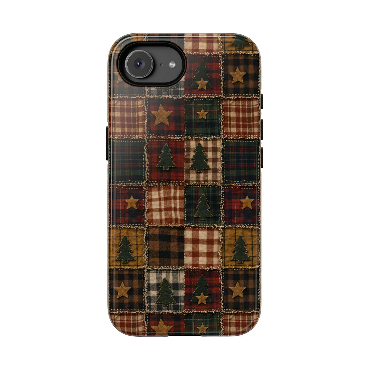 Christmas Rag Quilt Tough Case