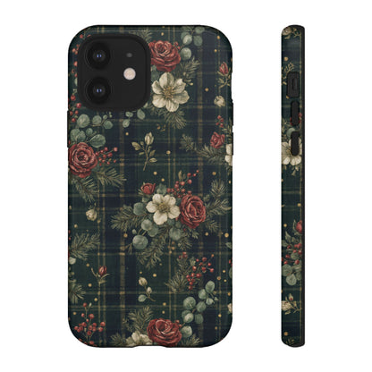 Tartan Roses Tough Case
