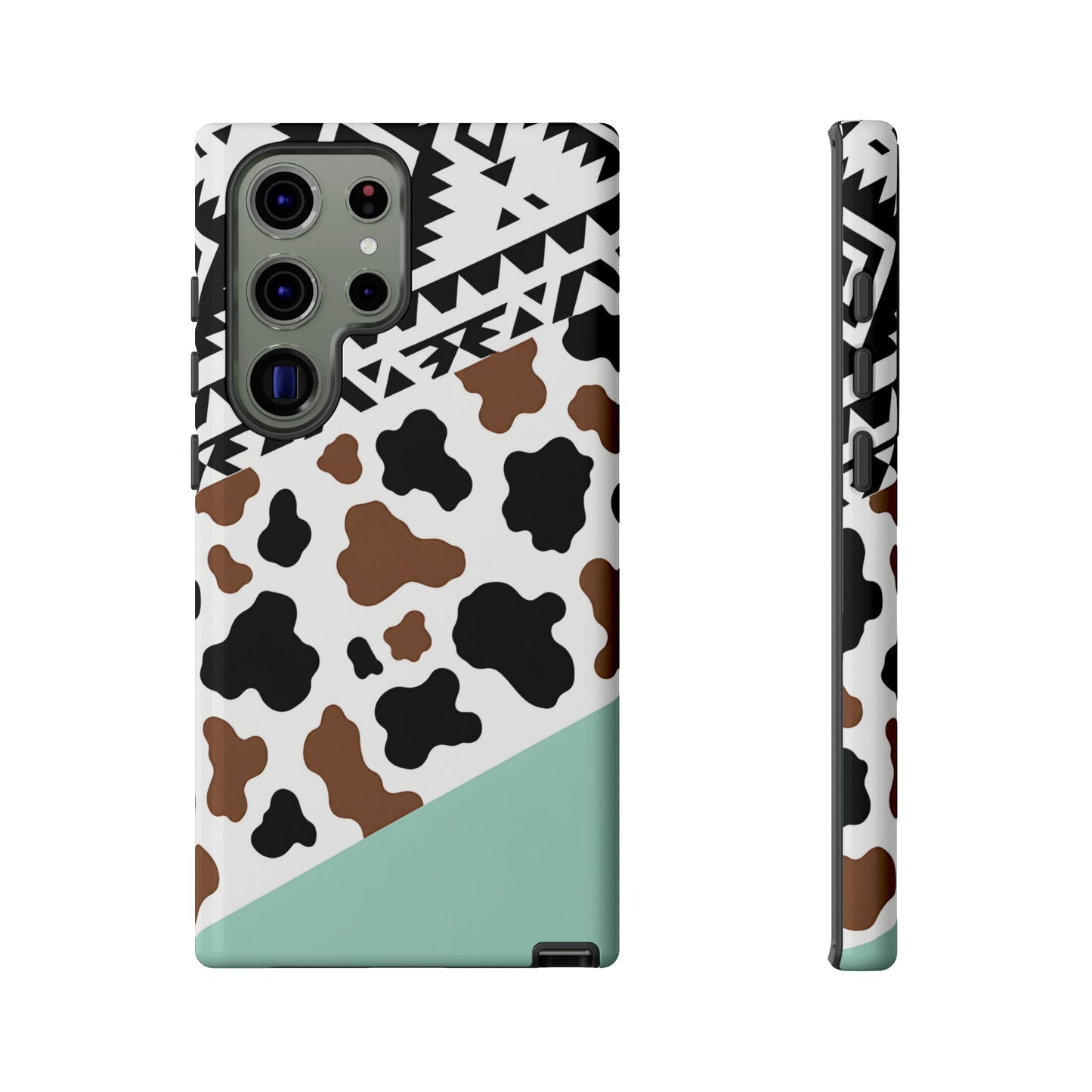 Mint Aztec Cowhide Tough Case