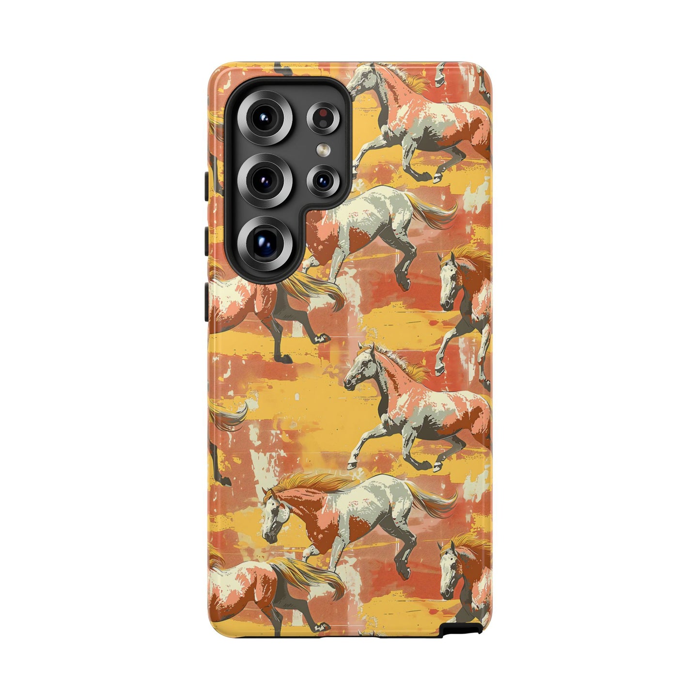 Pink Lemonade Horses Tough Phone Case