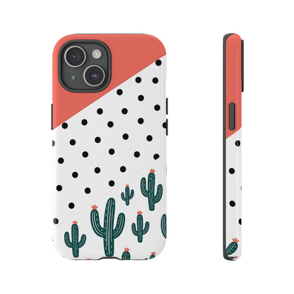 Polka Dot Cactus Tough Case