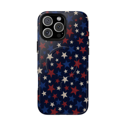 Patriotic Stars Magnetic Case