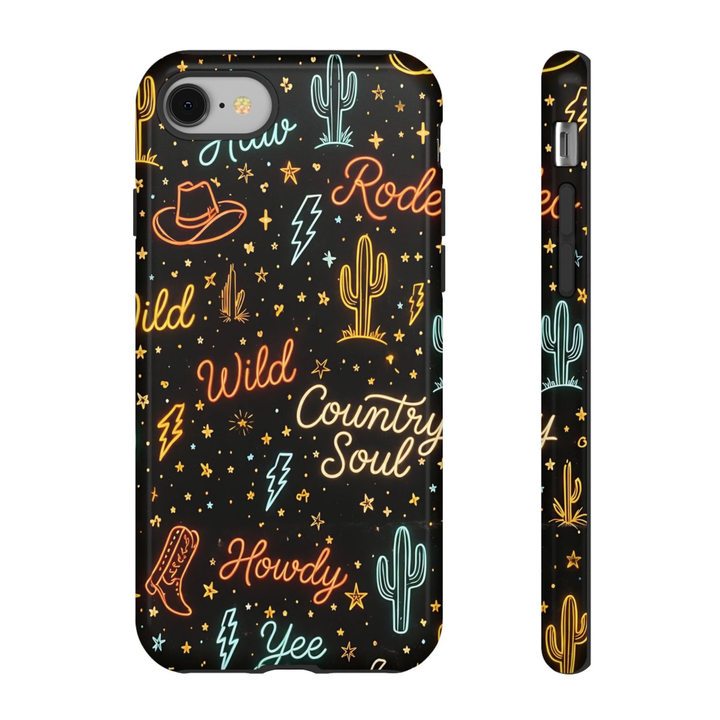 Neon Western Script Tough Case