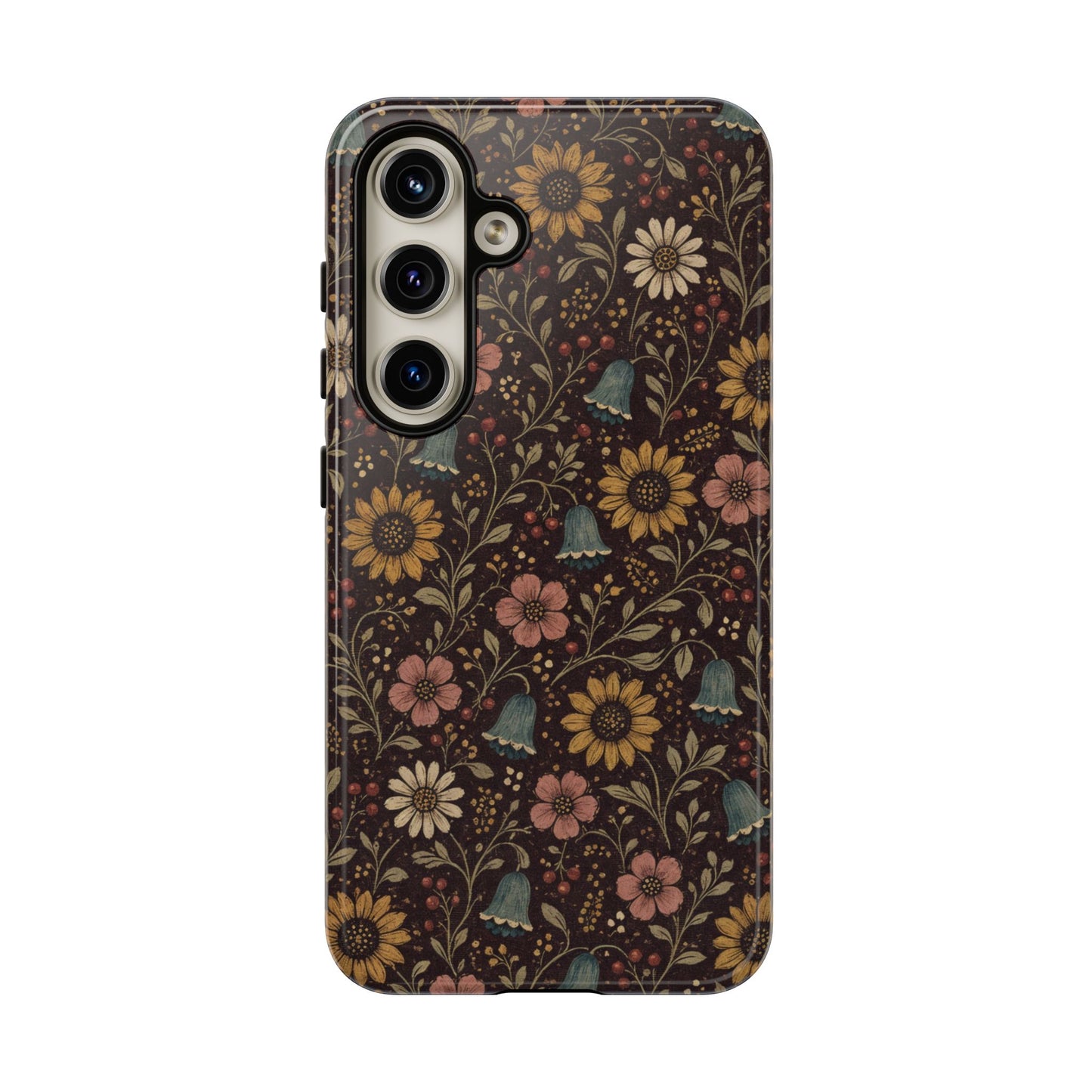 Plum Folk Floral Tough Case