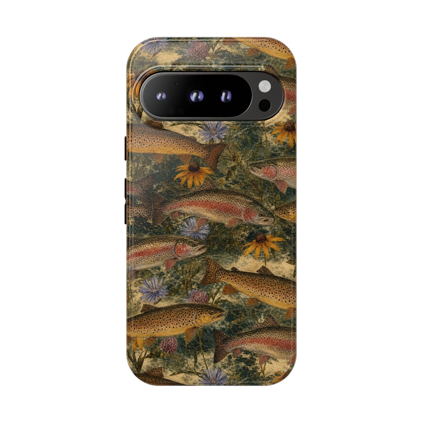 Floral Trout Tough Case