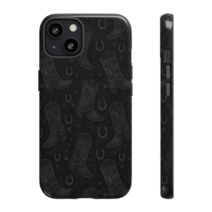 Western Noir Boots Tough Case
