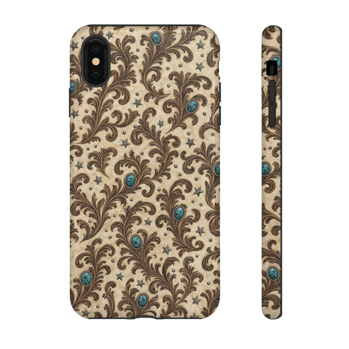 Turquoise Plume Tough Case