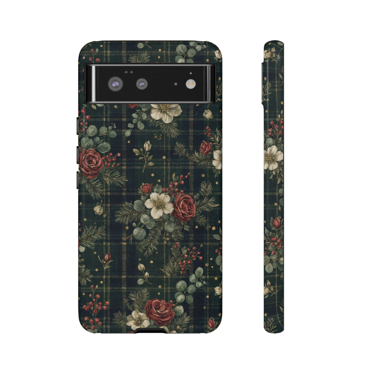 Tartan Roses Tough Case