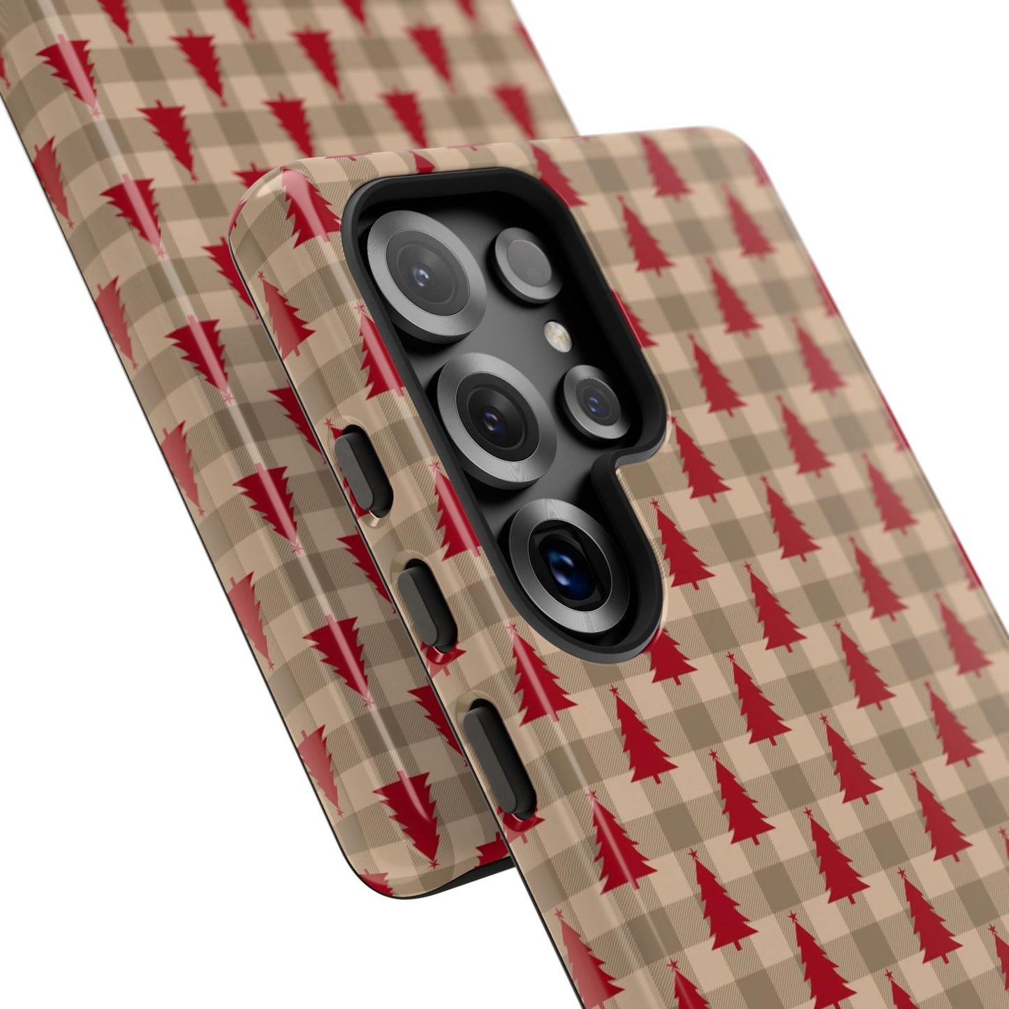 Plaid Tree Tough Phone Case