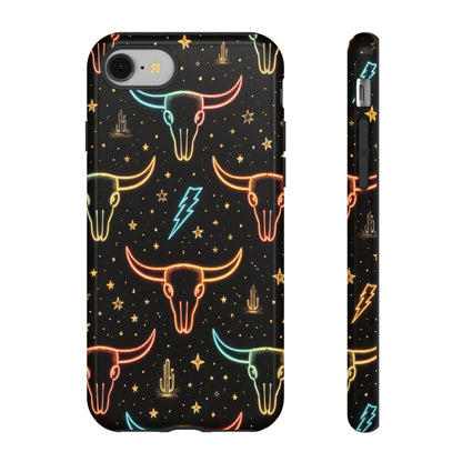 Neon Longhorns Tough Case