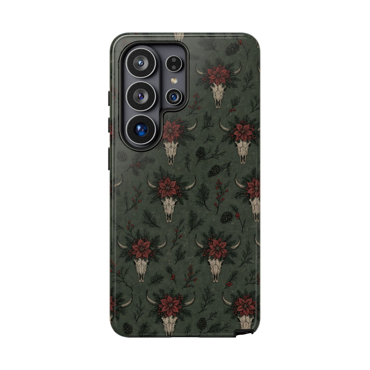 Inked Christmas Skull Tough Case