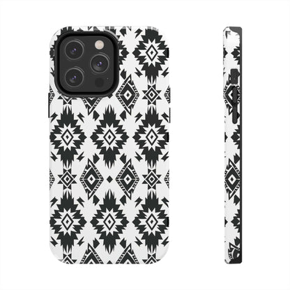 Black White Aztec Phone Case