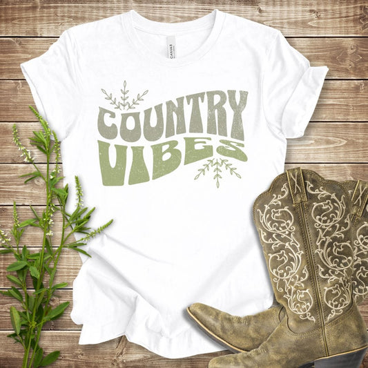 Country Vibes Retro T-shirt