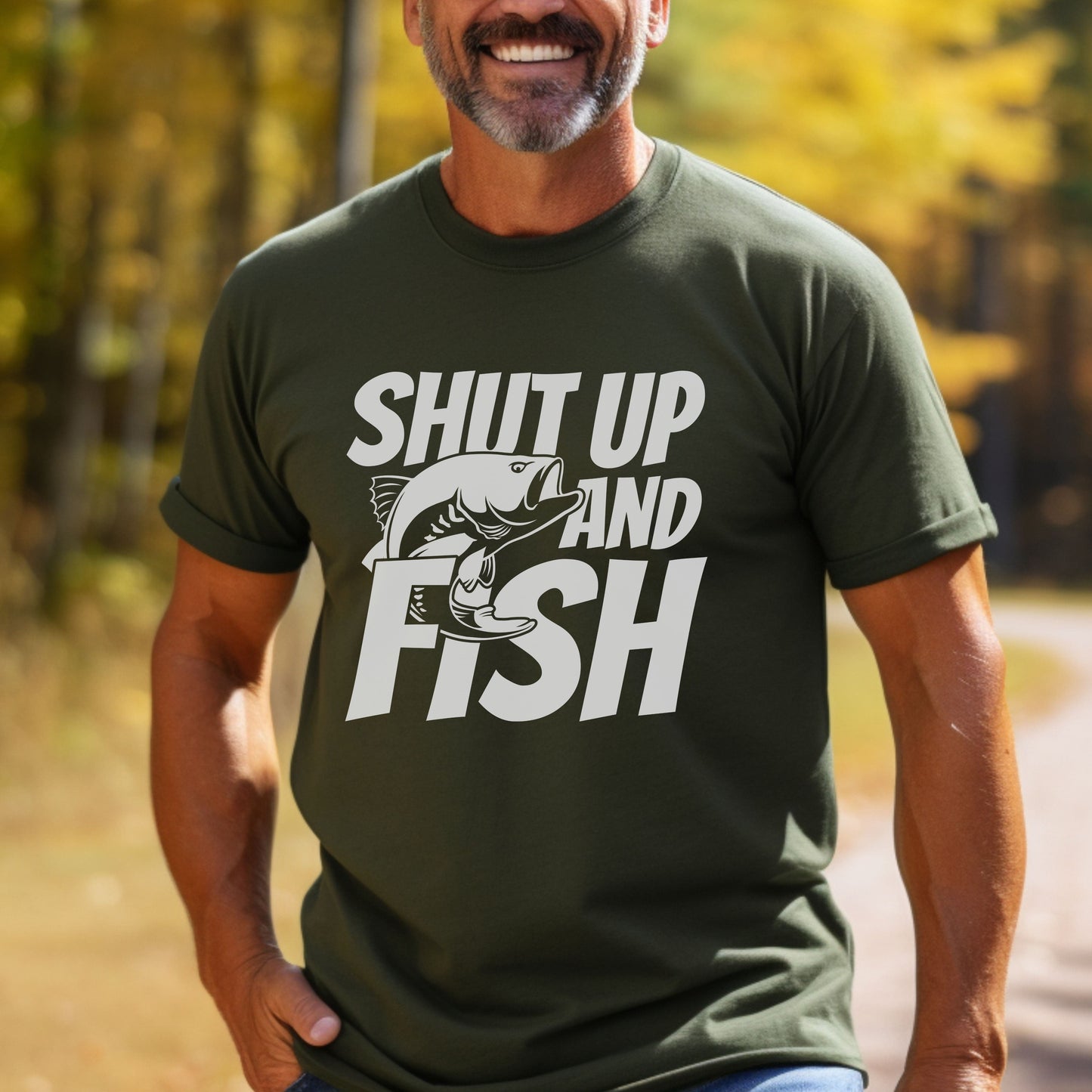 Shut Up and Fish T-shirt