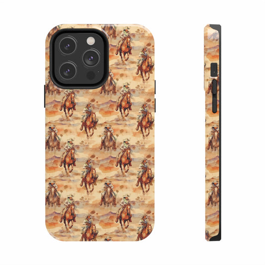 Western Horse Pattern Phone Case