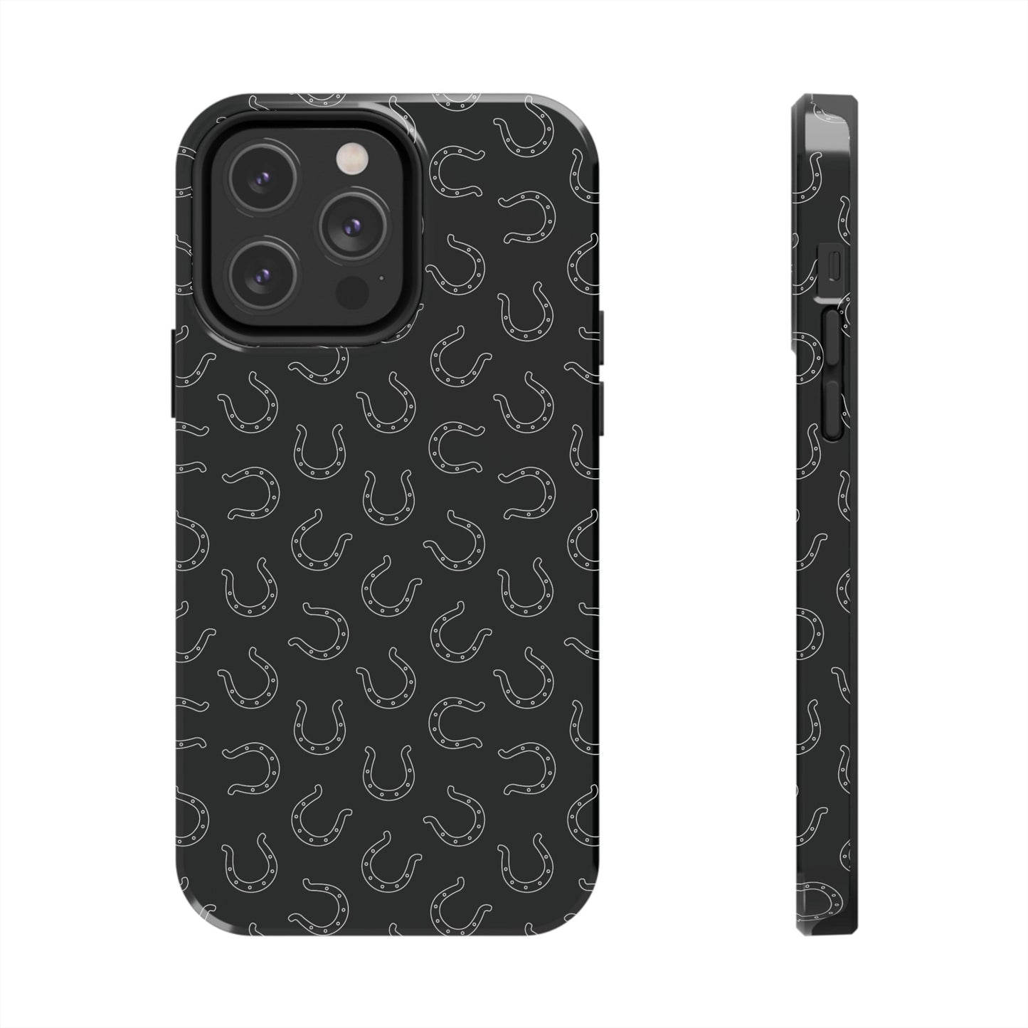 Black Horseshoe Phone Case