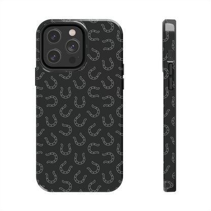 Black Horseshoe Phone Case