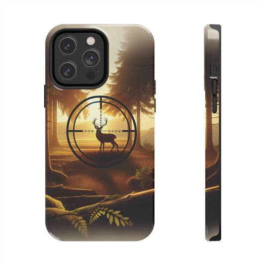 Golden Crosshairs Deer Phone Case