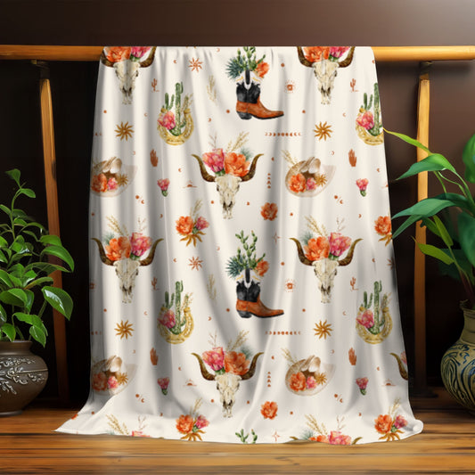 Western Floral Blanket