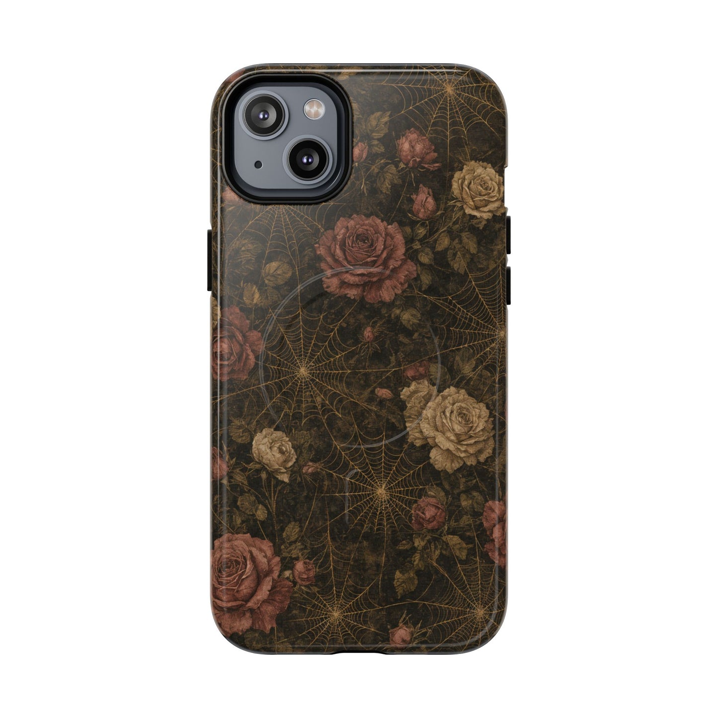 Spiderweb Rose Magnetic Case