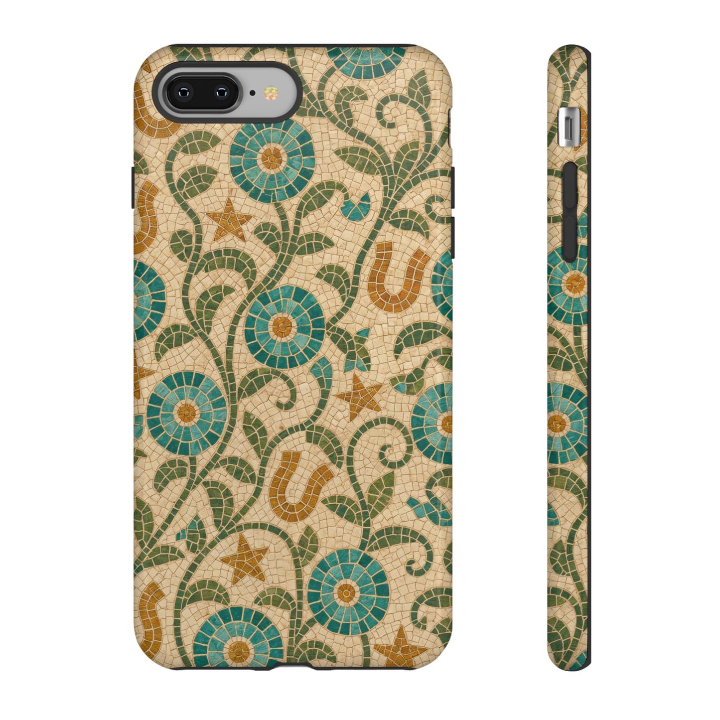 Turquoise Horseshoe Mosaic Tough Case