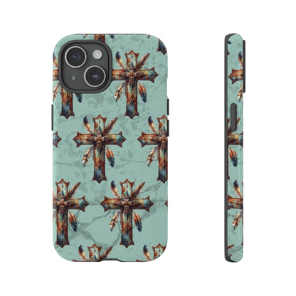 Crosses And Feathers Tough Case